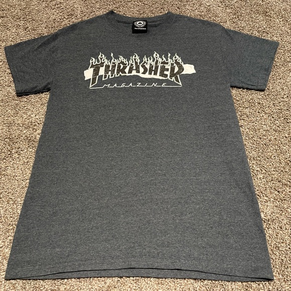 Thrasher Other - Thrasher, gray short sleeve shirt, mens size small